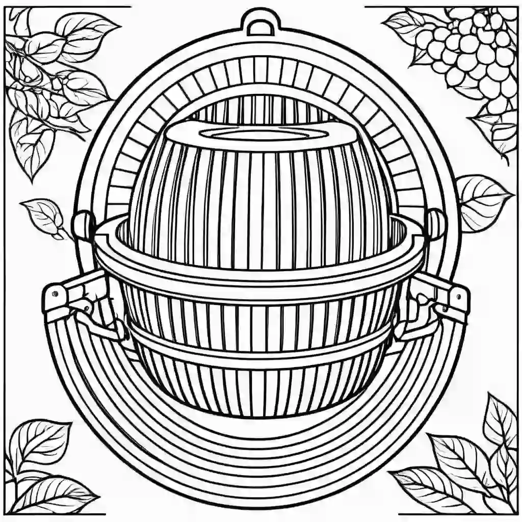 Strainer coloring pages